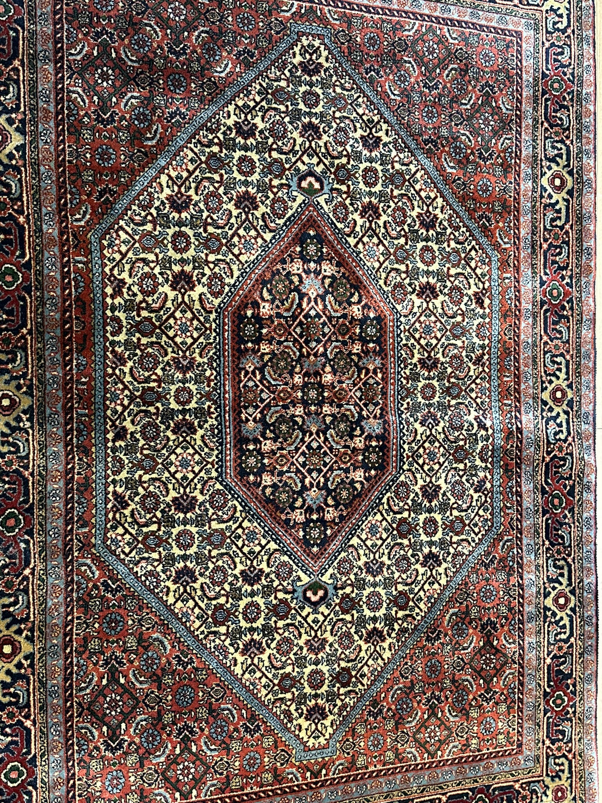 Orientteppich handgeknüpft Bidjar Wolle 175x120 cm