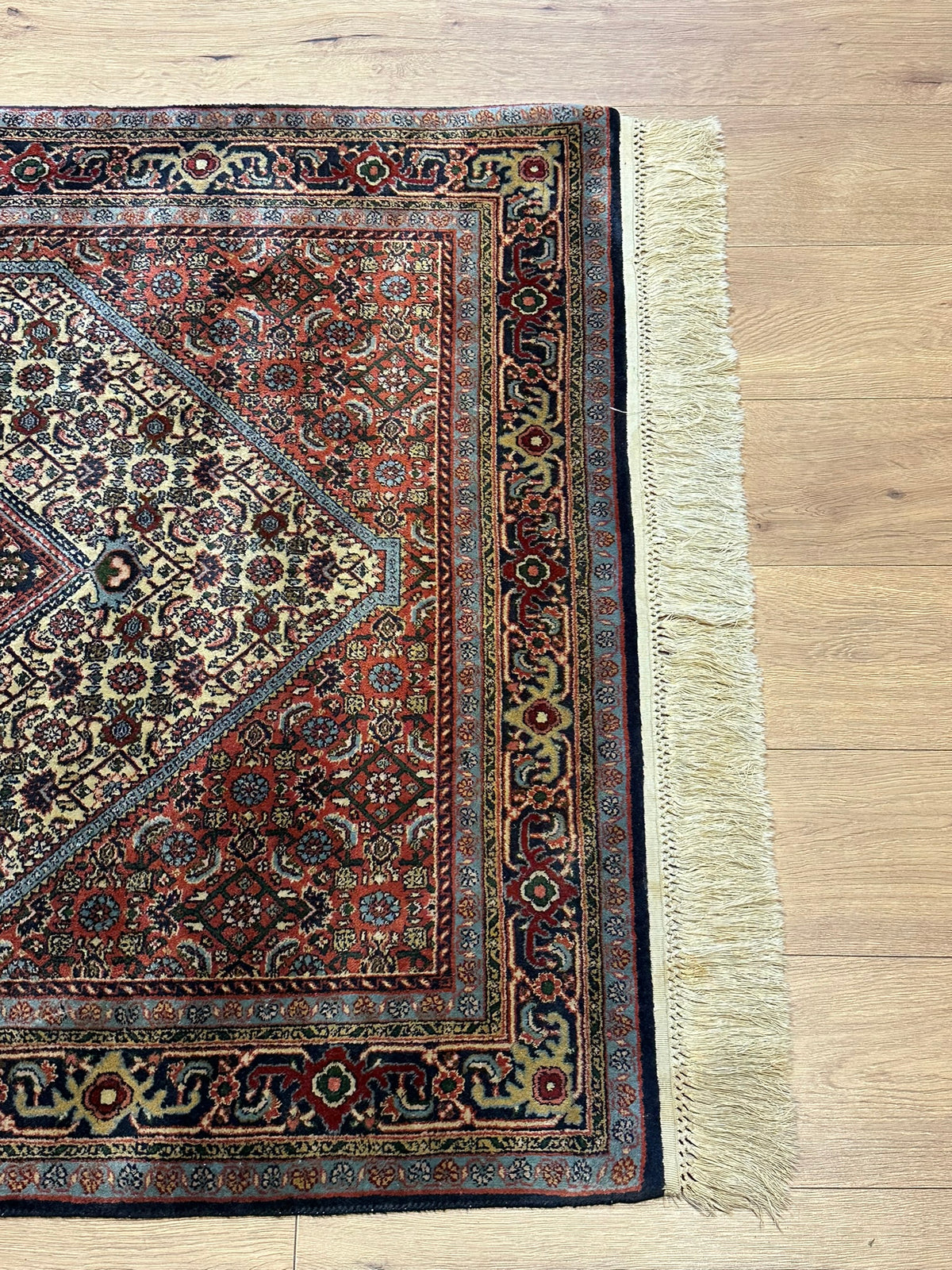 Orientteppich handgeknüpft Bidjar Wolle 175x120 cm