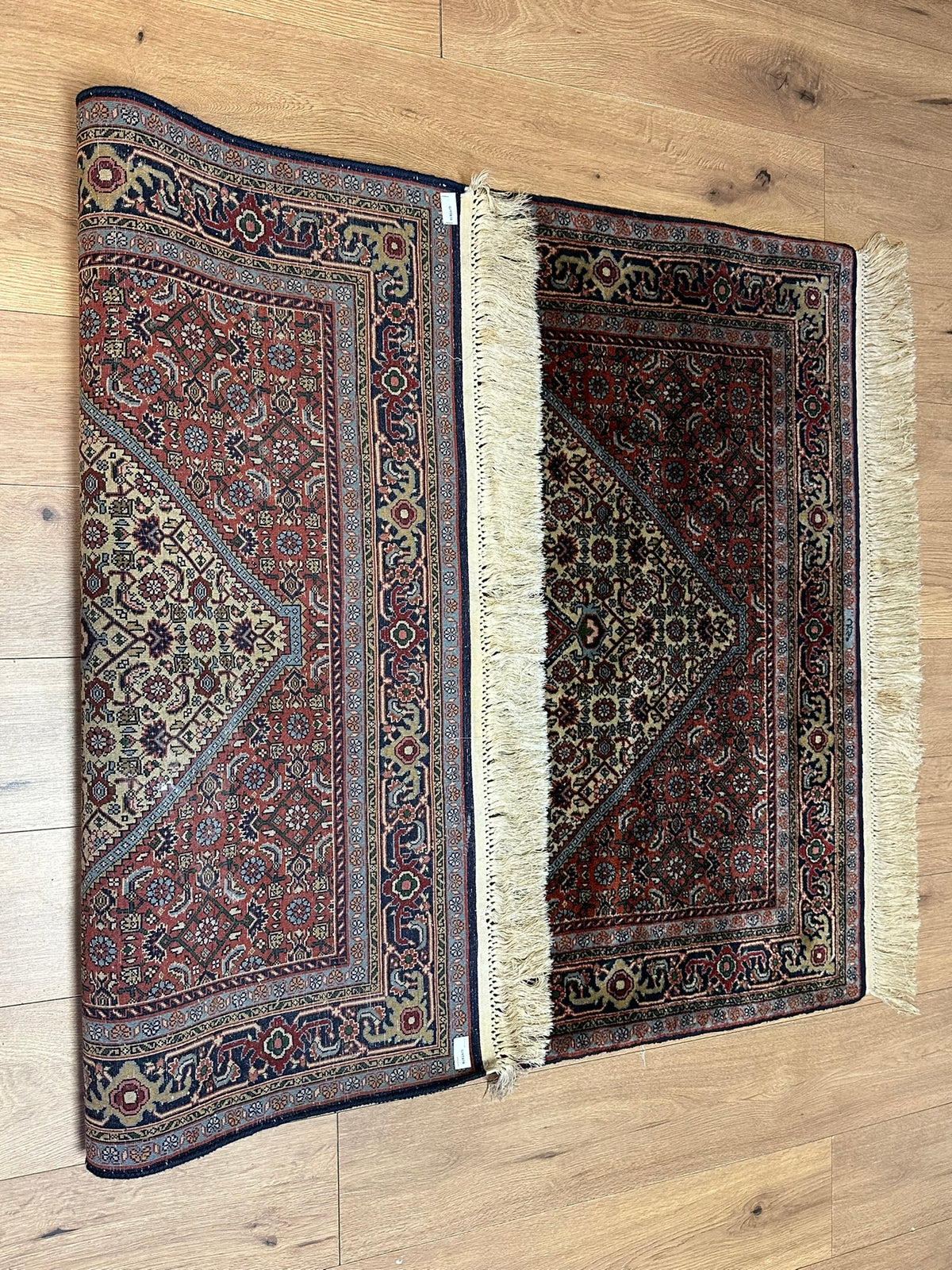 Orientteppich handgeknüpft Bidjar Wolle 175x120 cm