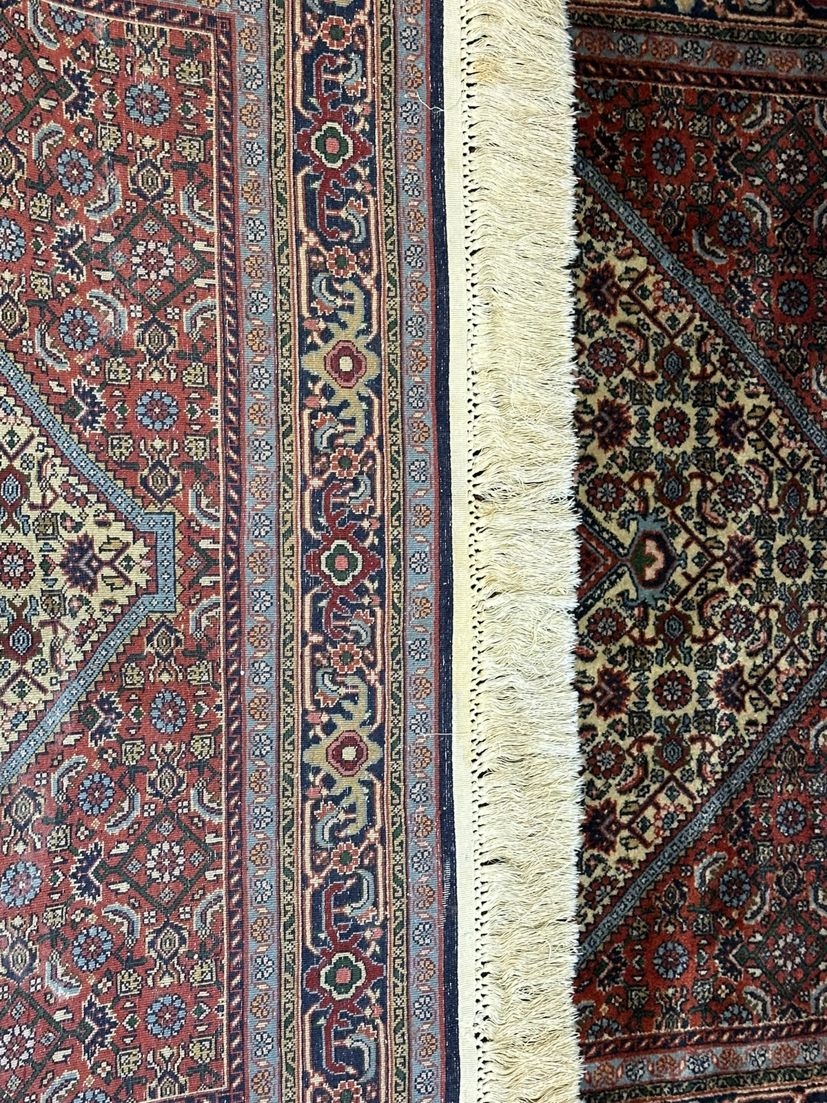 Orientteppich handgeknüpft Bidjar Wolle 175x120 cm