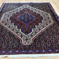 Orientteppich handgeknüpft Bidjar Senneh Wolle 100x75 cm