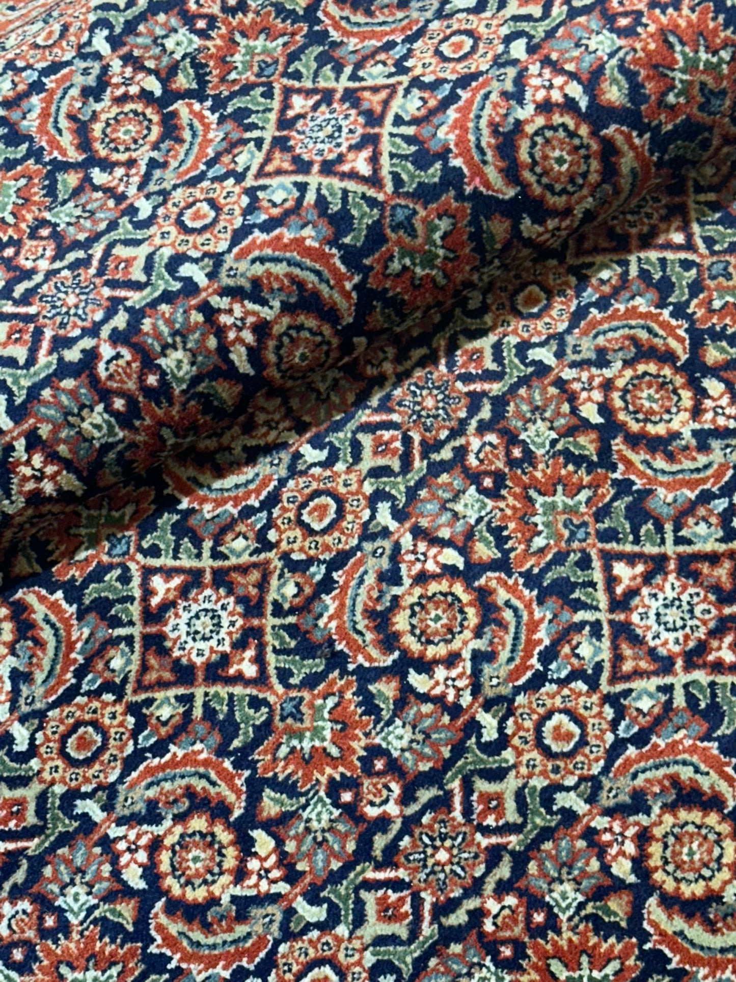   Orientteppich handgeknüpft Bidjar Herati 180x124 cm