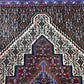 Orientteppich handgeknüpft Bidjar Senneh Wolle 100x75 cm