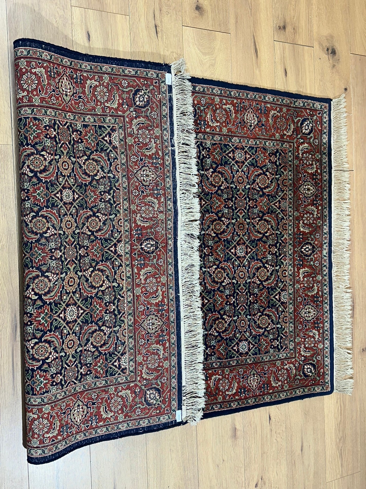   Orientteppich handgeknüpft Bidjar Herati 180x124 cm