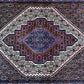 Orientteppich handgeknüpft Bidjar Senneh Wolle 100x75 cm