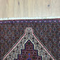 Orientteppich handgeknüpft Bidjar Senneh Wolle 100x75 cm
