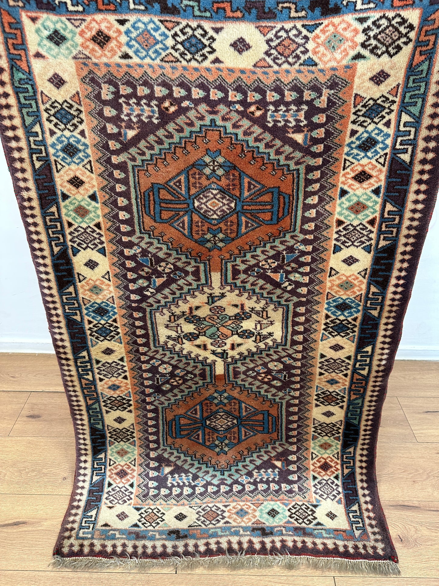 Handgeknüpfter Perser Orientteppich "Kazak" 135x95 cm