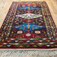 Orientteppich handgeknüpft Kazak Antik Naturfarben Wolle 190x125 cm