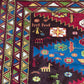 Orientteppich handgeknüpft Kazak Antik Naturfarben Wolle 190x125 cm