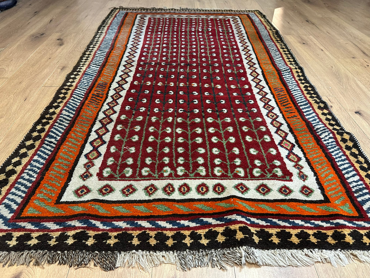Orientteppich handgeknüpft Gabbeh Wolle Top 220x120 cm