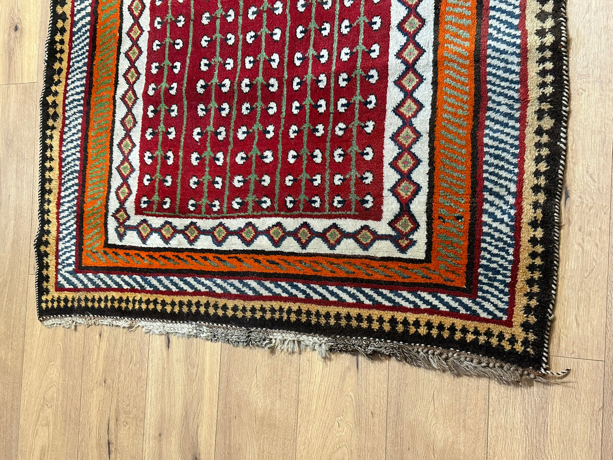 Orientteppich handgeknüpft Gabbeh Wolle Top 220x120 cm