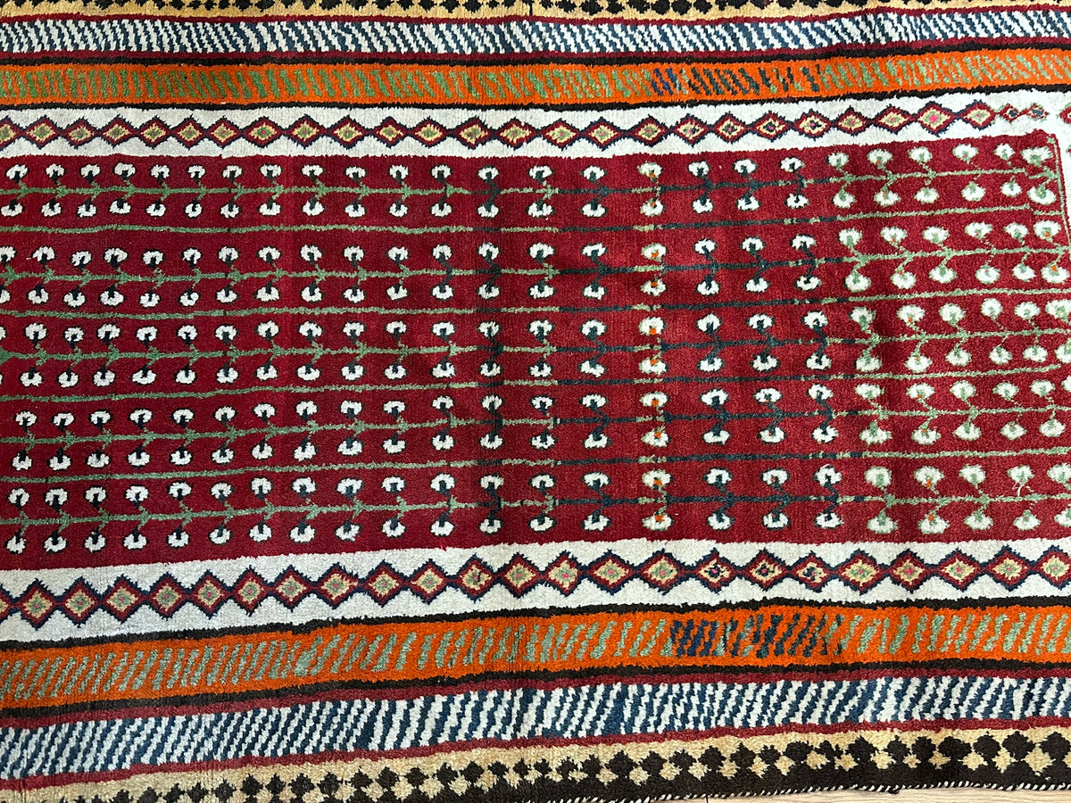 Orientteppich handgeknüpft Gabbeh Wolle Top 220x120 cm