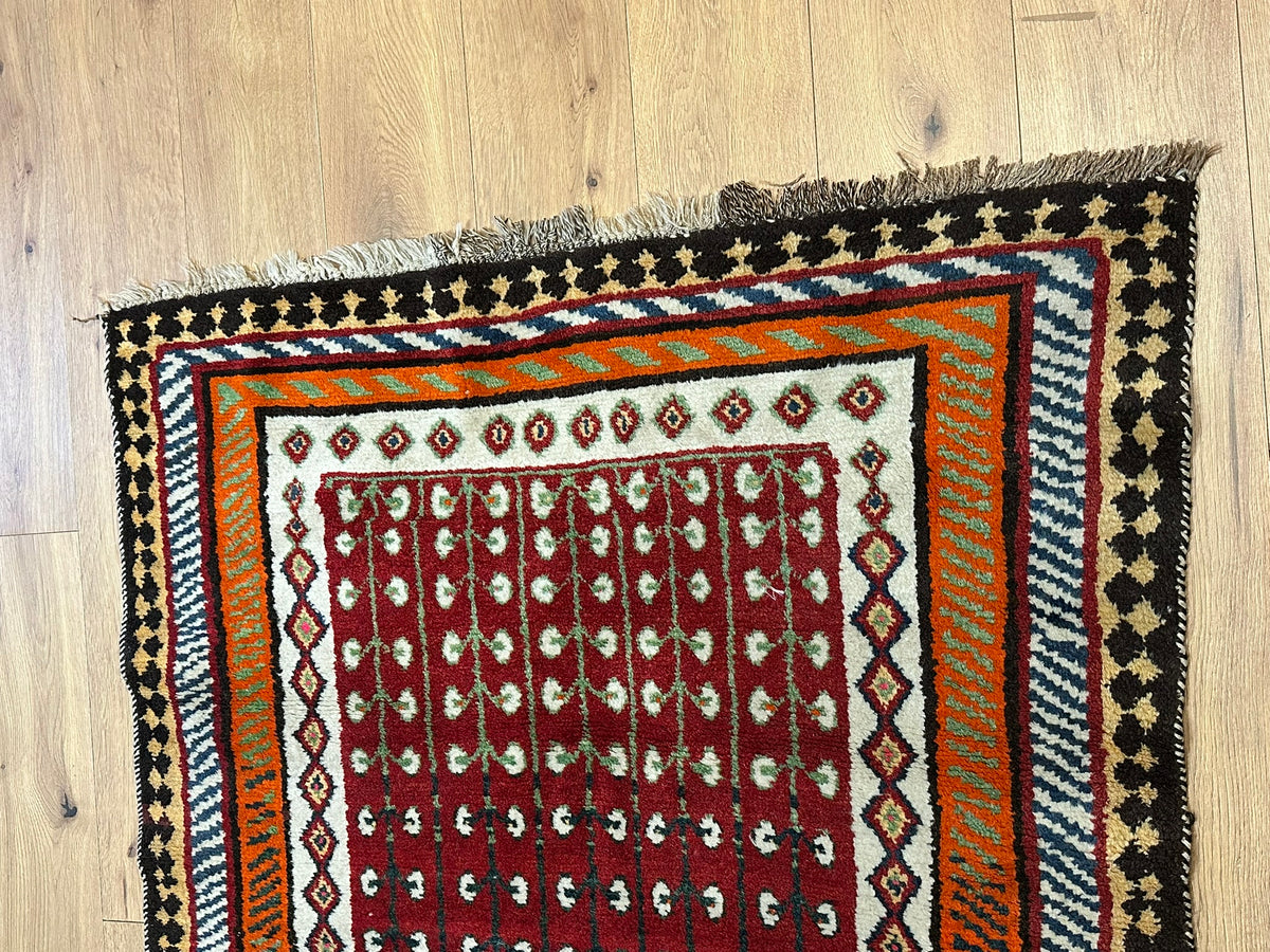 Orientteppich handgeknüpft Gabbeh Wolle Top 220x120 cm