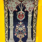 Orientteppich handgeknüpft Täbriz Lebensbaum 83x56 cm