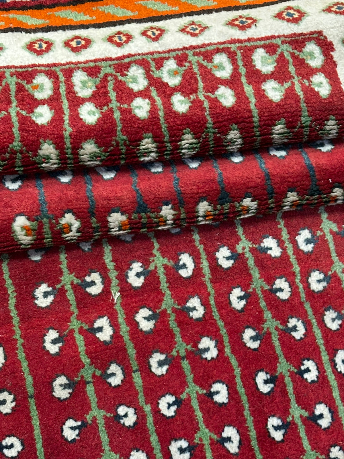 Orientteppich handgeknüpft Gabbeh Wolle Top 220x120 cm