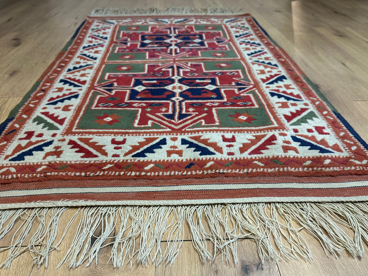 Orientteppich handgeknüpft Türkei Kazak 150x94 cm