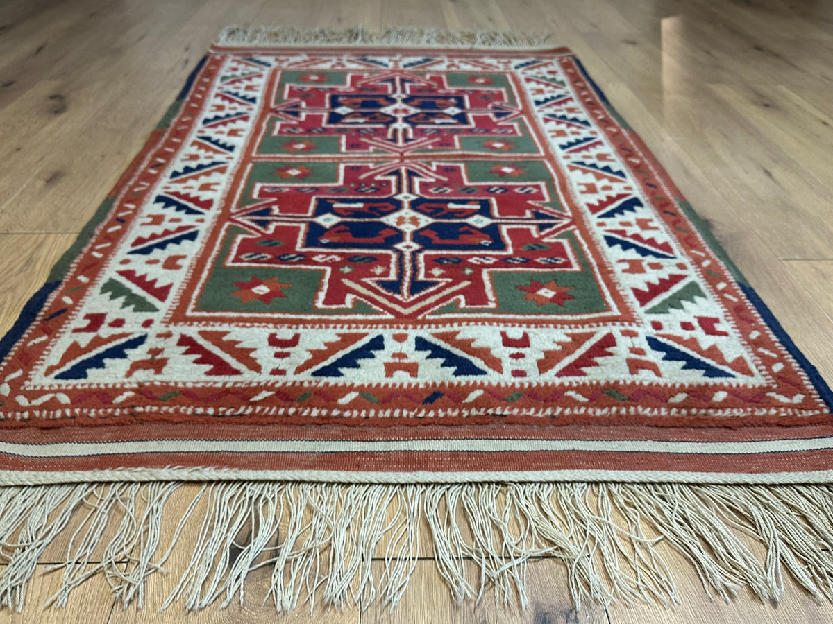 Orientteppich handgeknüpft Türkei Kazak 150x94 cm