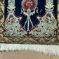 Orientteppich handgeknüpft Täbriz Lebensbaum 83x56 cm