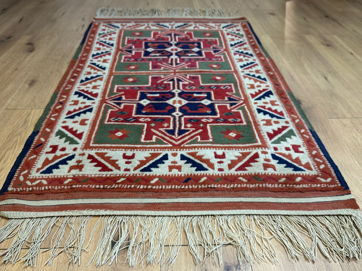 Orientteppich handgeknüpft Türkei Kazak 150x94 cm
