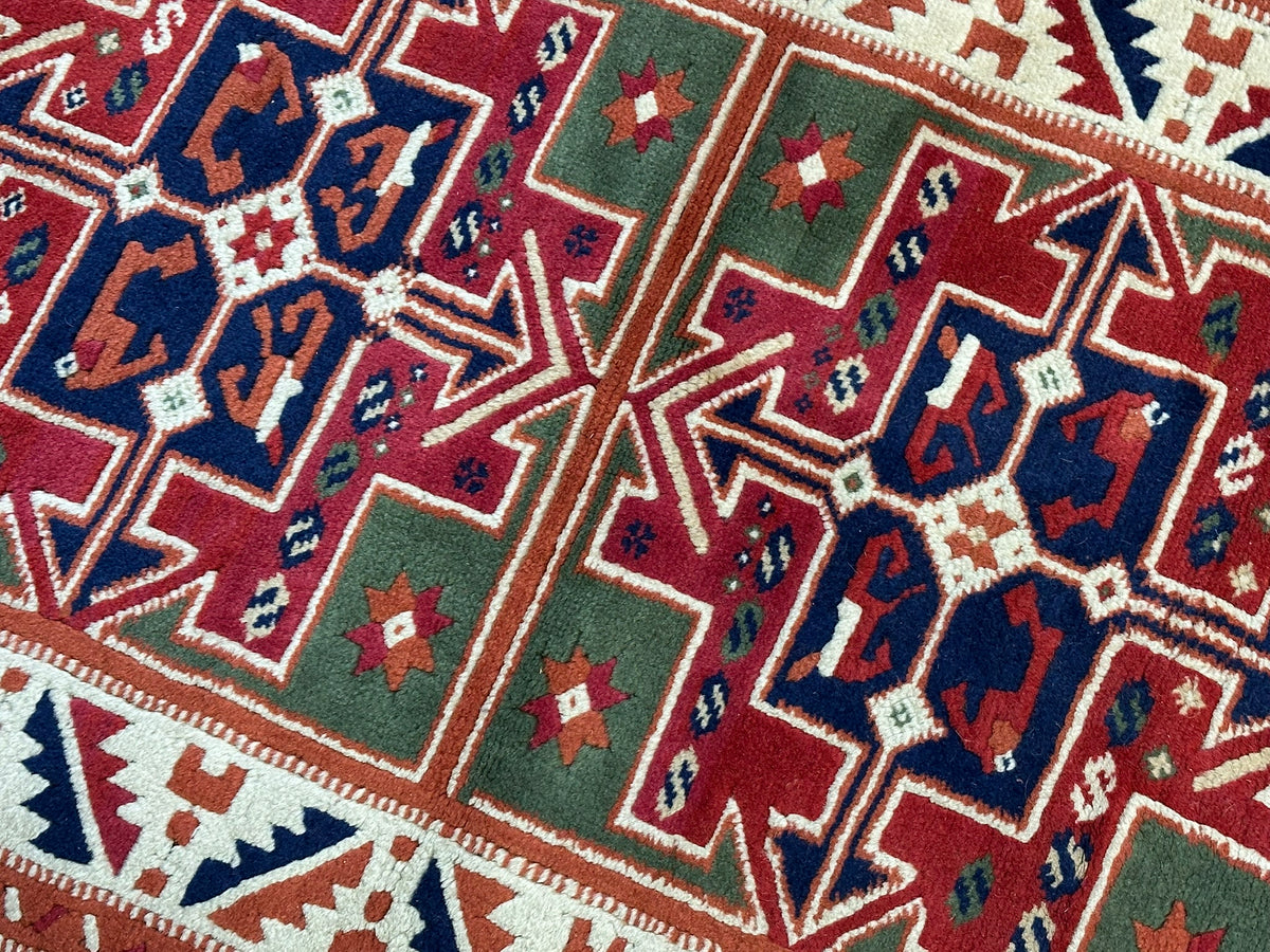 Orientteppich handgeknüpft Türkei Kazak 150x94 cm