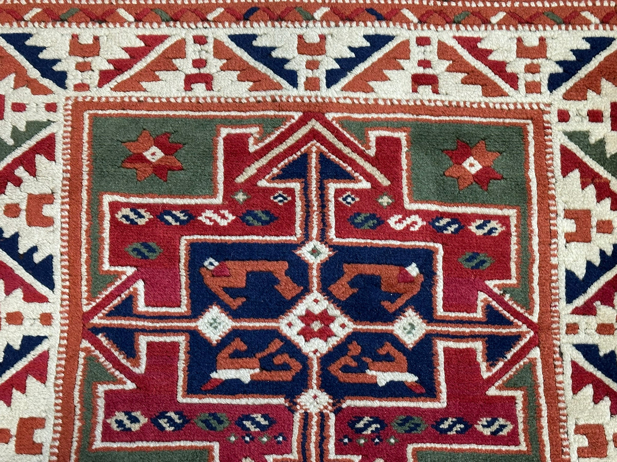 Orientteppich handgeknüpft Türkei Kazak 150x94 cm