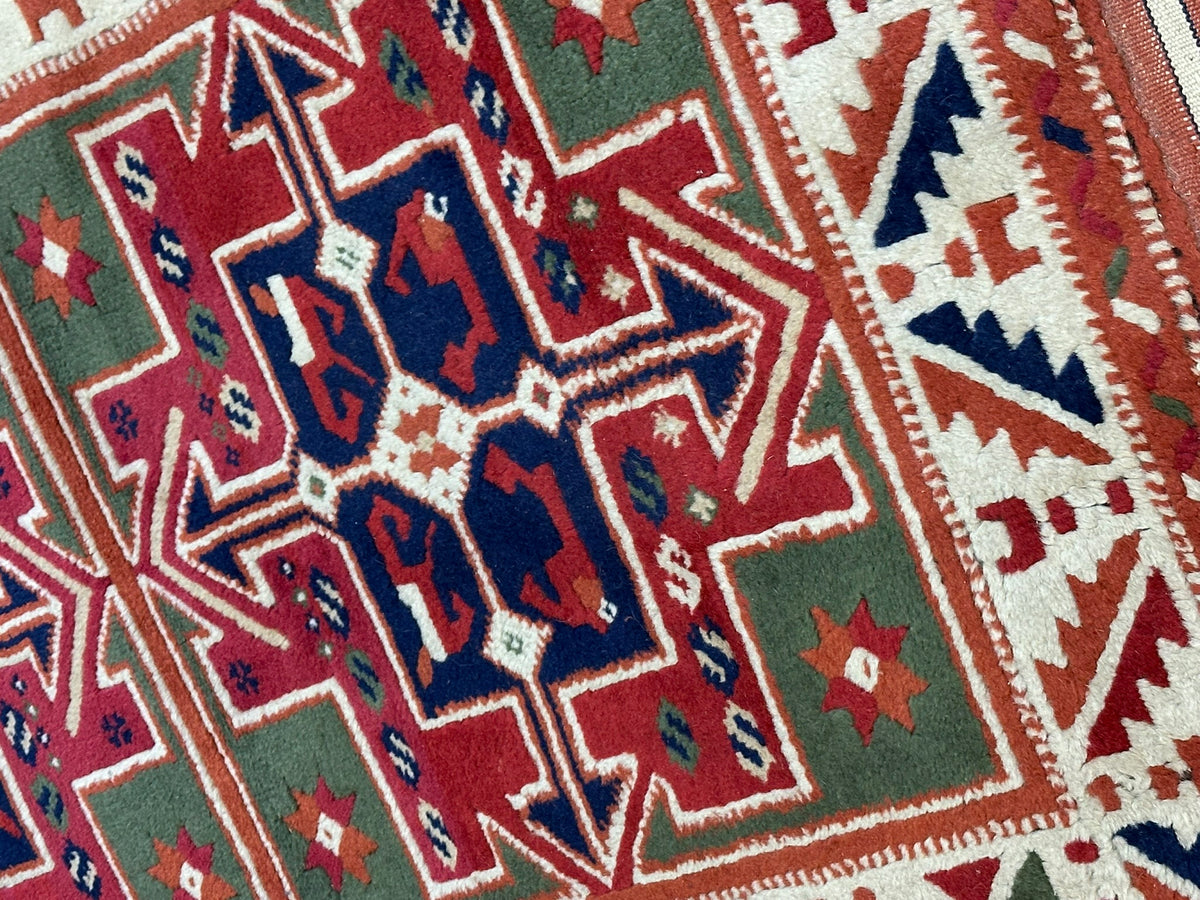 Orientteppich handgeknüpft Türkei Kazak 150x94 cm