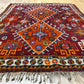 Orientteppich handgeknüpft Gaschgai Wolle 155x123 cm