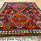 Orientteppich handgeknüpft Gaschgai Wolle 155x123 cm
