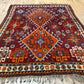 Orientteppich handgeknüpft Gaschgai Wolle 155x123 cm