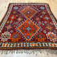 Orientteppich handgeknüpft Gaschgai Wolle 155x123 cm