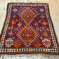 Orientteppich handgeknüpft Gaschgai Wolle 155x123 cm