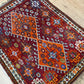 Orientteppich handgeknüpft Gaschgai Wolle 155x123 cm