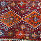 Orientteppich handgeknüpft Gaschgai Wolle 155x123 cm