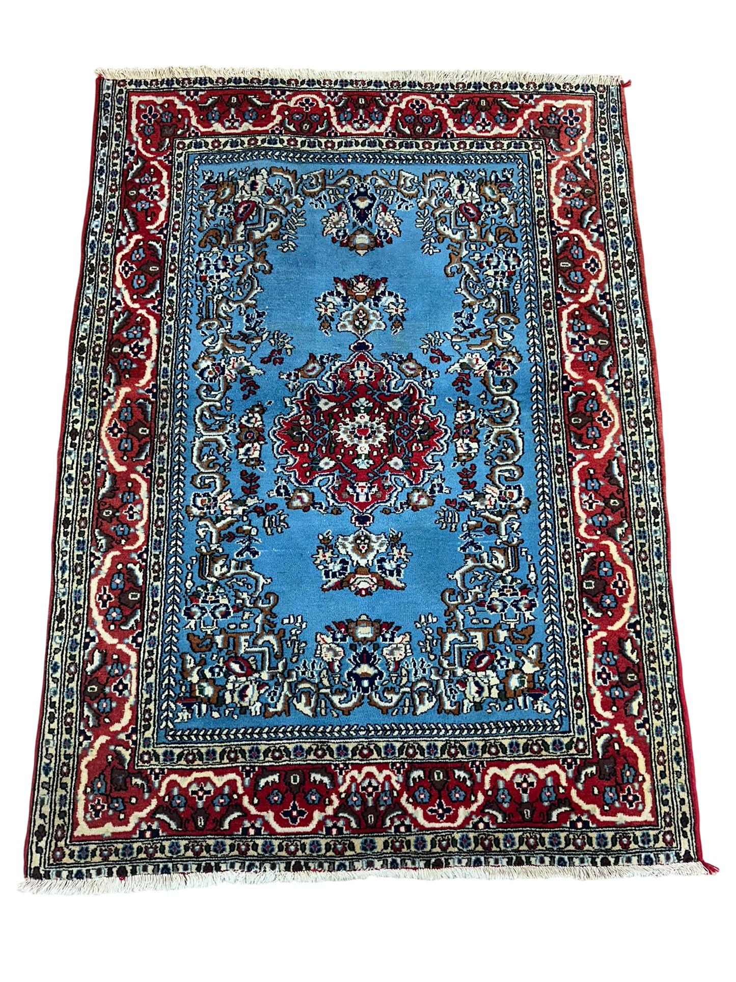 Orientteppich handgeknüpft Ghom 150x110 cm