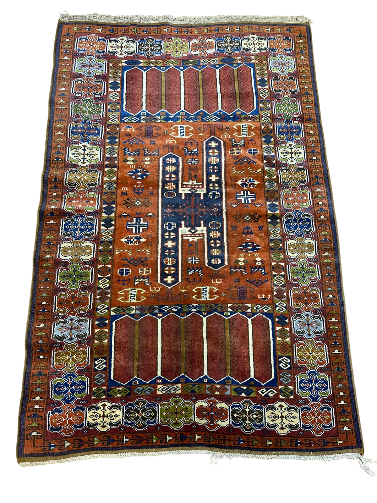 Orientteppich handgeknüpft Türkei Kazak Anatolien Selten 190x120 cm