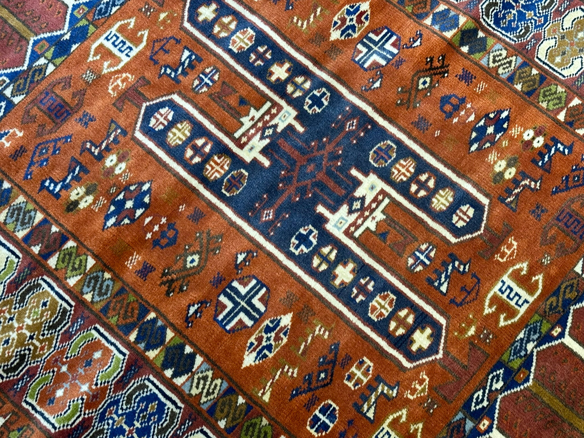 Orientteppich handgeknüpft Türkei Kazak Anatolien Selten 190x120 cm