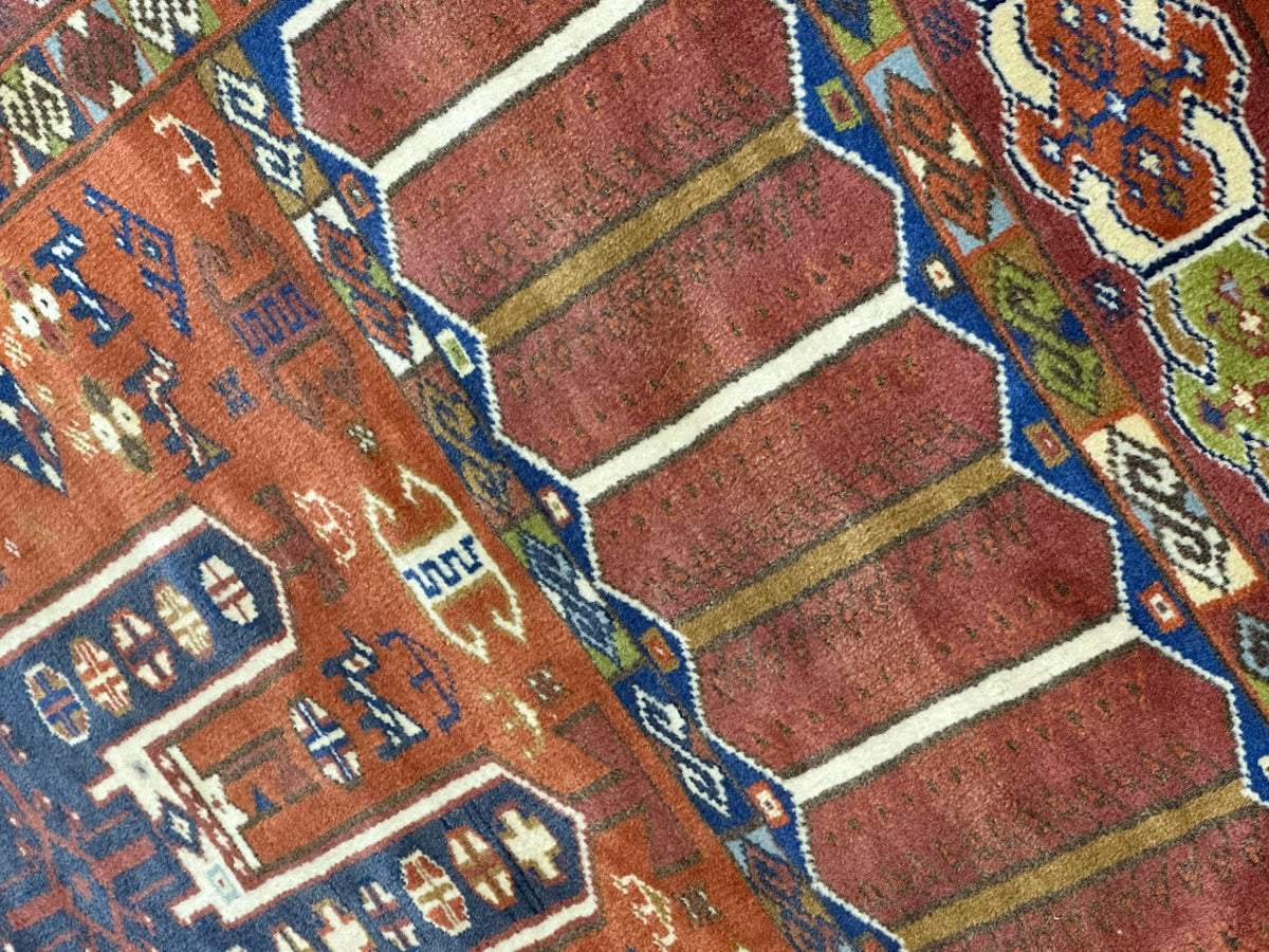 Orientteppich handgeknüpft Türkei Kazak Anatolien Selten 190x120 cm