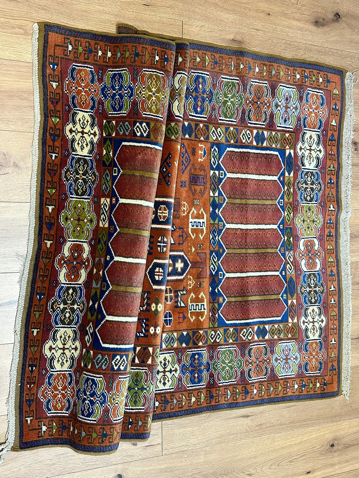 Orientteppich handgeknüpft Türkei Kazak Anatolien Selten 190x120 cm