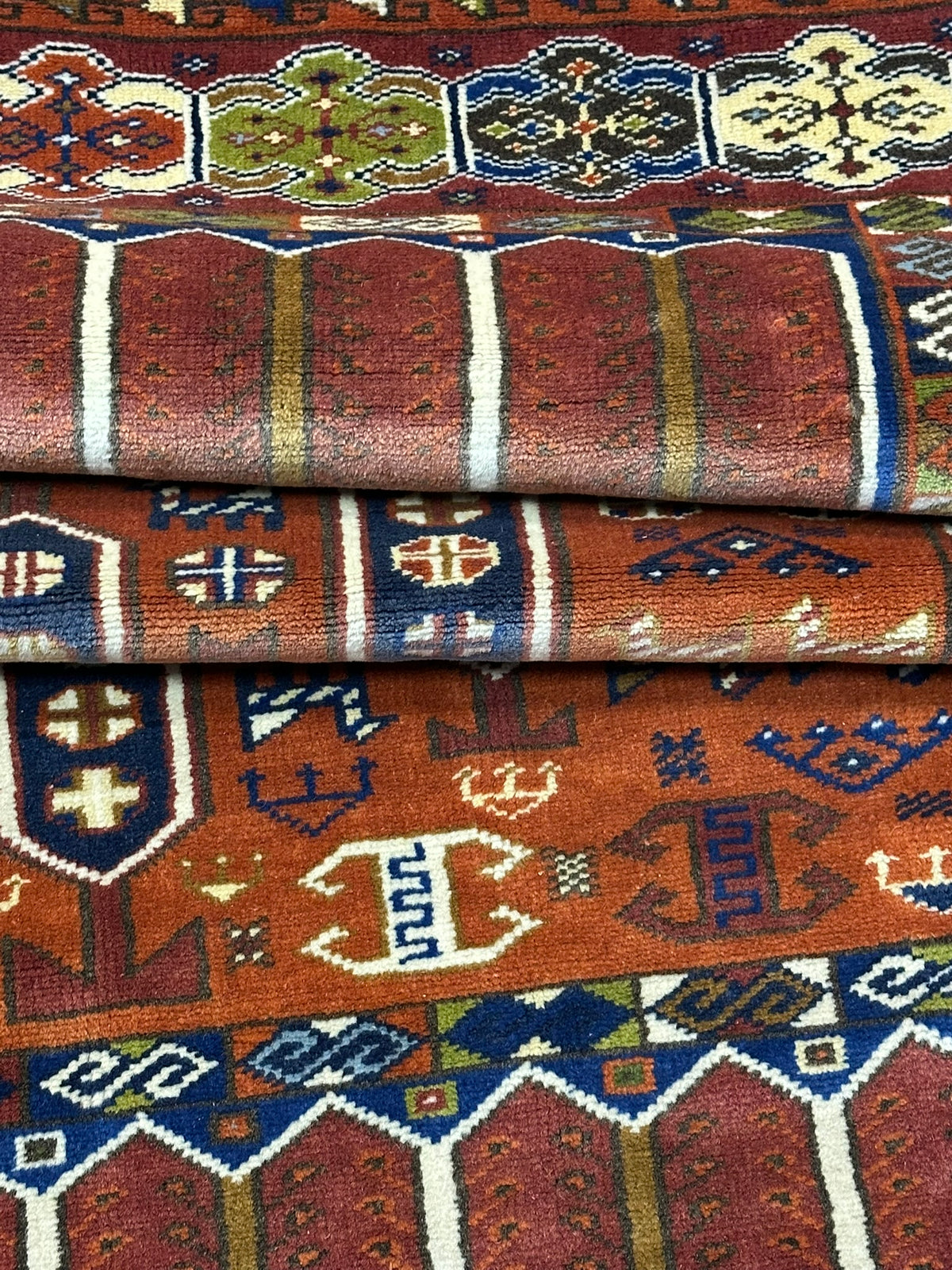 Orientteppich handgeknüpft Türkei Kazak Anatolien Selten 190x120 cm