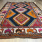Antiker Orientteppich handgeknüpft Bachtiar  Naturfarben 200x136 cm