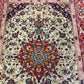 Handgeknüpfter Perser Orientteppich Feiner Isfahan semi Antik 225x115cm