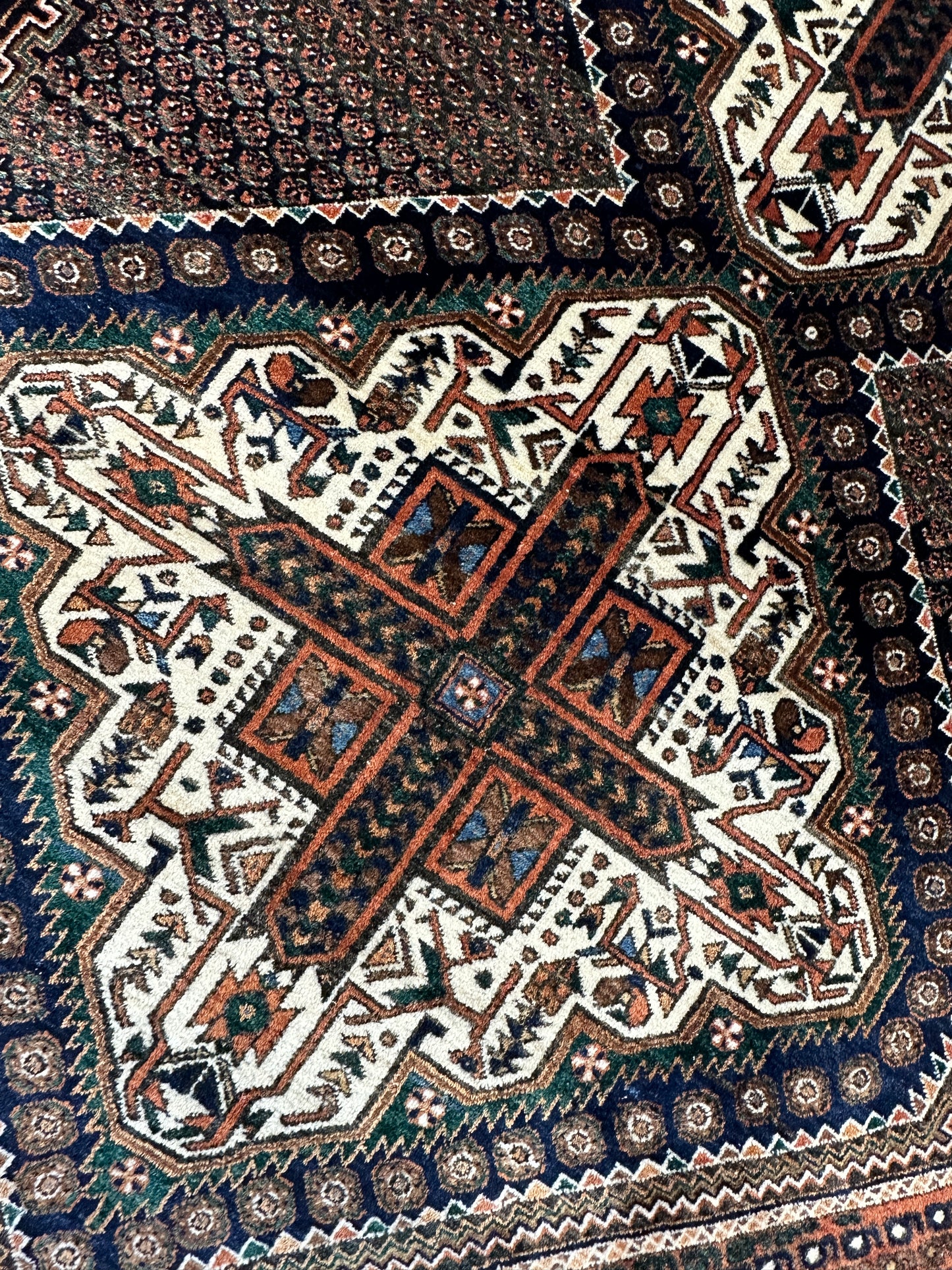 Handgeknüpfter  Perser Orientteppich Afschari Baba - 180x120 cm