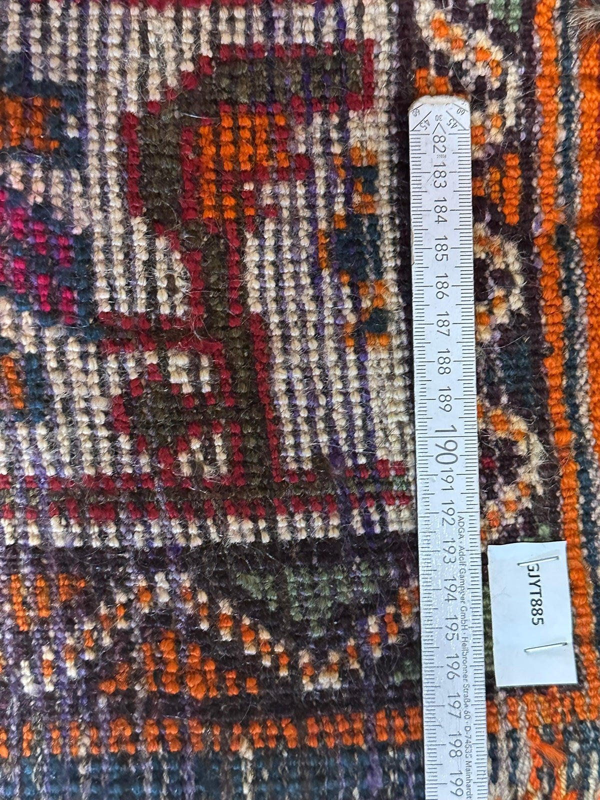 Antiker Orientteppich handgeknüpft Bachtiar  Naturfarben 200x136 cm
