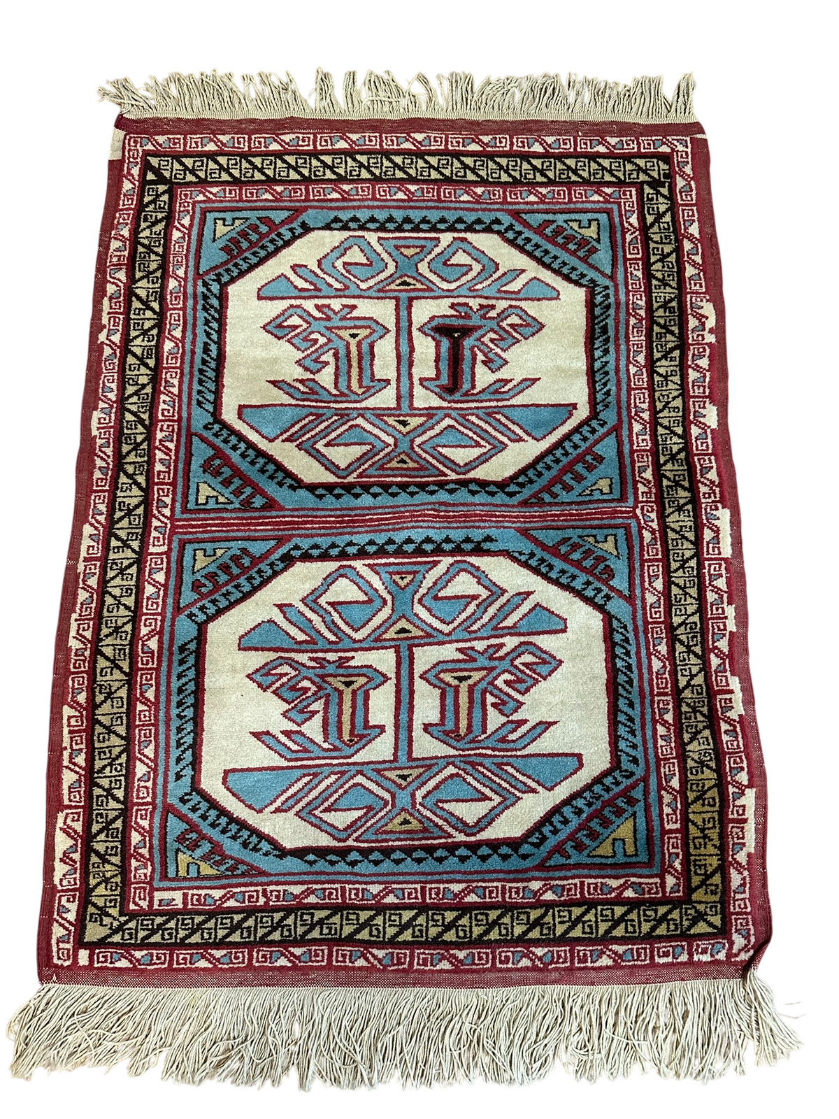 Orientteppich handgeknüpft Kazak Wolle 115x85 cm
