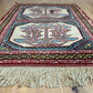 Orientteppich handgeknüpft Kazak Wolle 115x85 cm