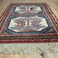 Orientteppich handgeknüpft Kazak Wolle 115x85 cm