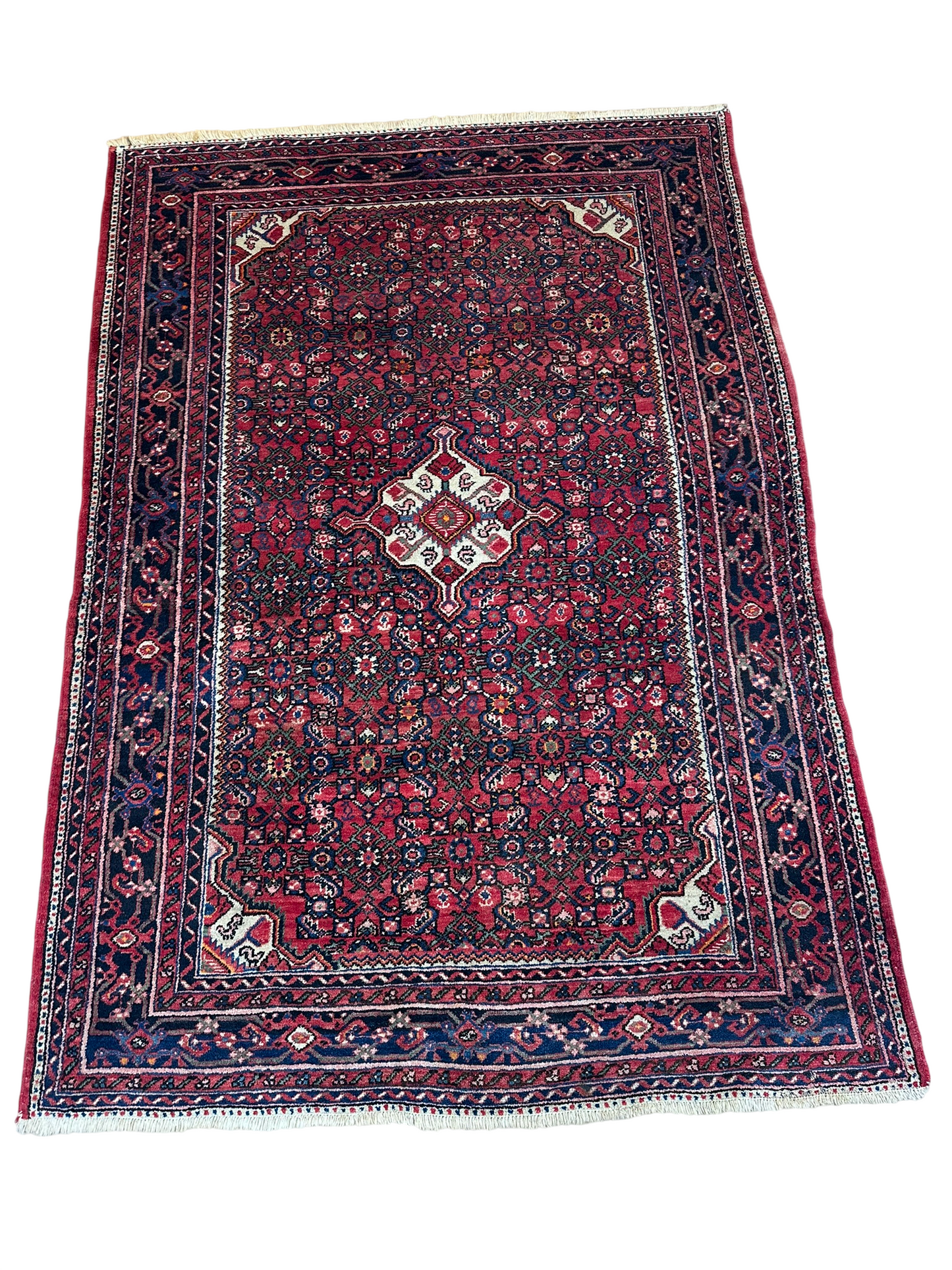 Orientteppich handgeknüpft Hamadan 215x152 cm
