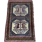 Orientteppich handgeknüpft Kazak Wolle 125x75 cm