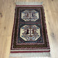Orientteppich handgeknüpft Kazak Wolle 125x75 cm