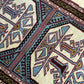 Orientteppich handgeknüpft Kazak Wolle 125x75 cm